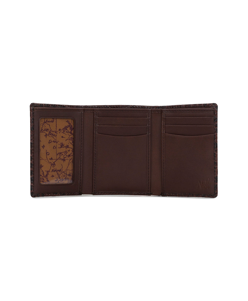 Male - Trifold Wallet - Modena II - brown - by Patricia Nash - View 2 of 4
