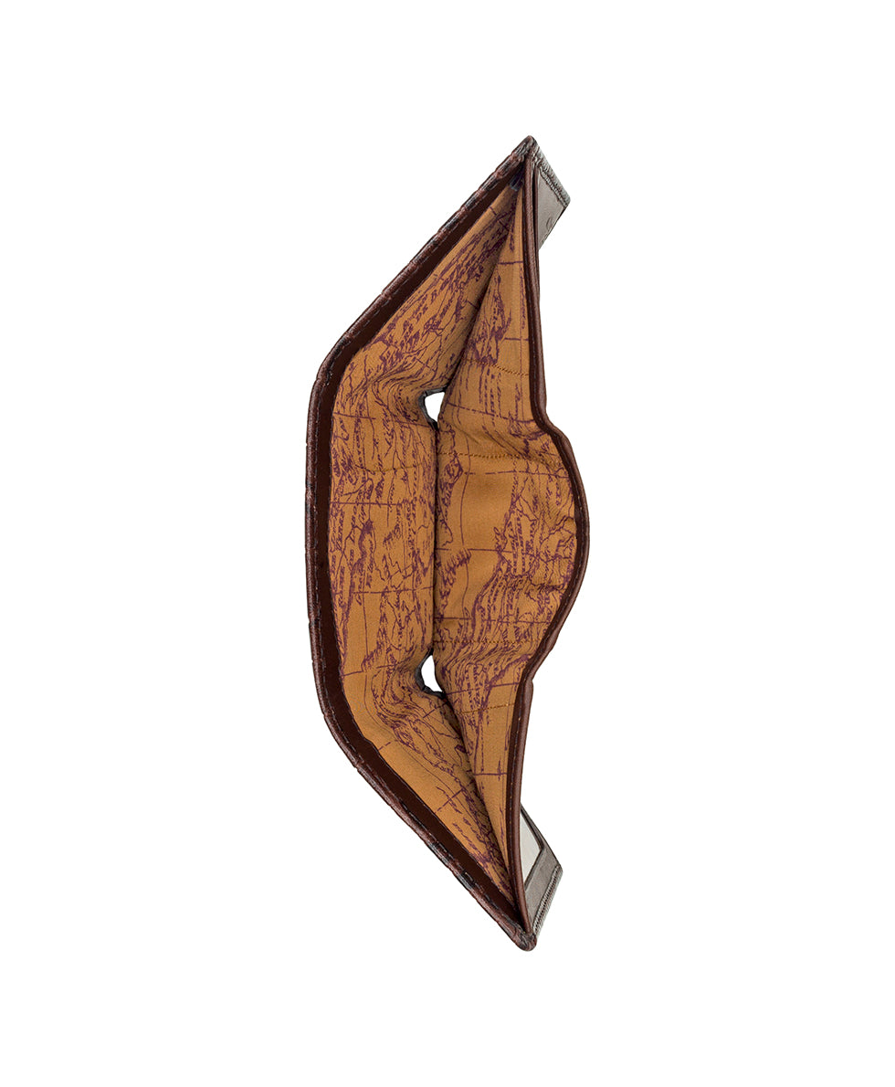 Male - Trifold Wallet - Modena II - brown - by Patricia Nash - View 3 of 4