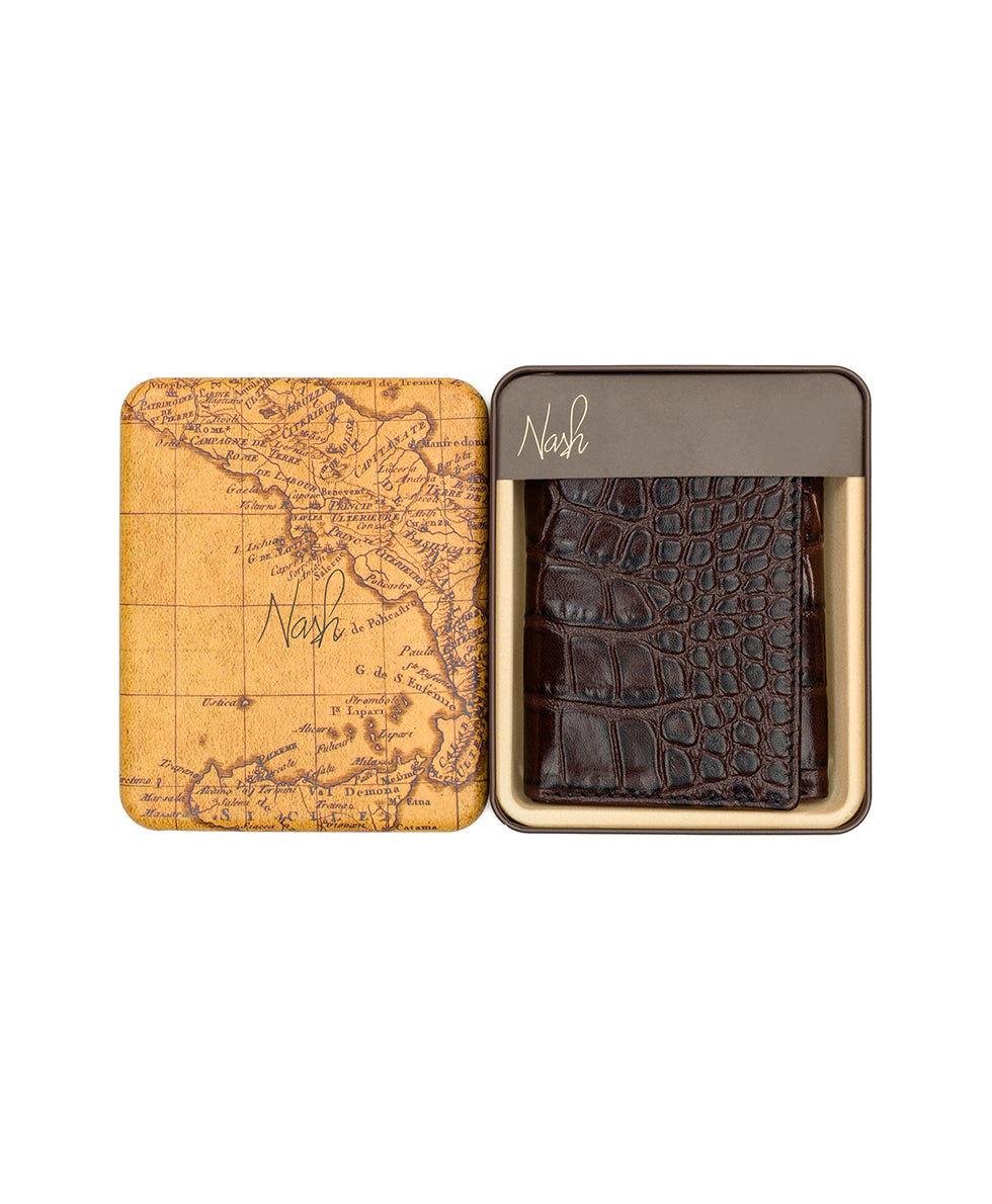 Male - Trifold Wallet - Modena II - brown - by Patricia Nash - View 4 of 4
