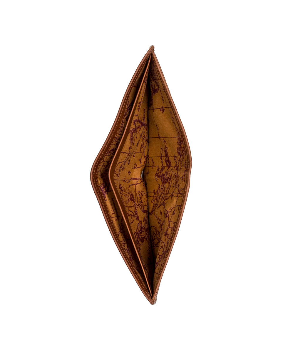 Mens - Double Billfold ID Wallet - Amalfi - chestnut - by Patricia Nash - View 6 of 8
