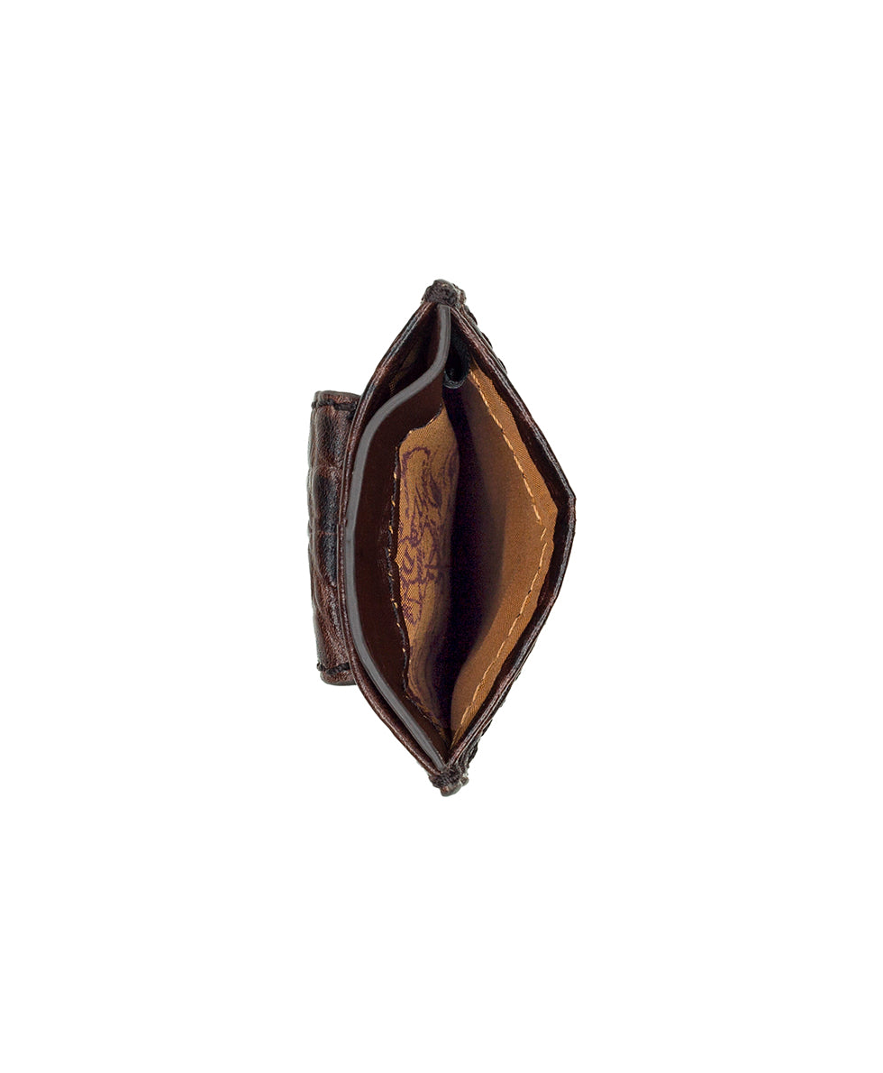 Male - Magnetic Money Clip - Modena II - brown - by Patricia Nash - View 3 of 4