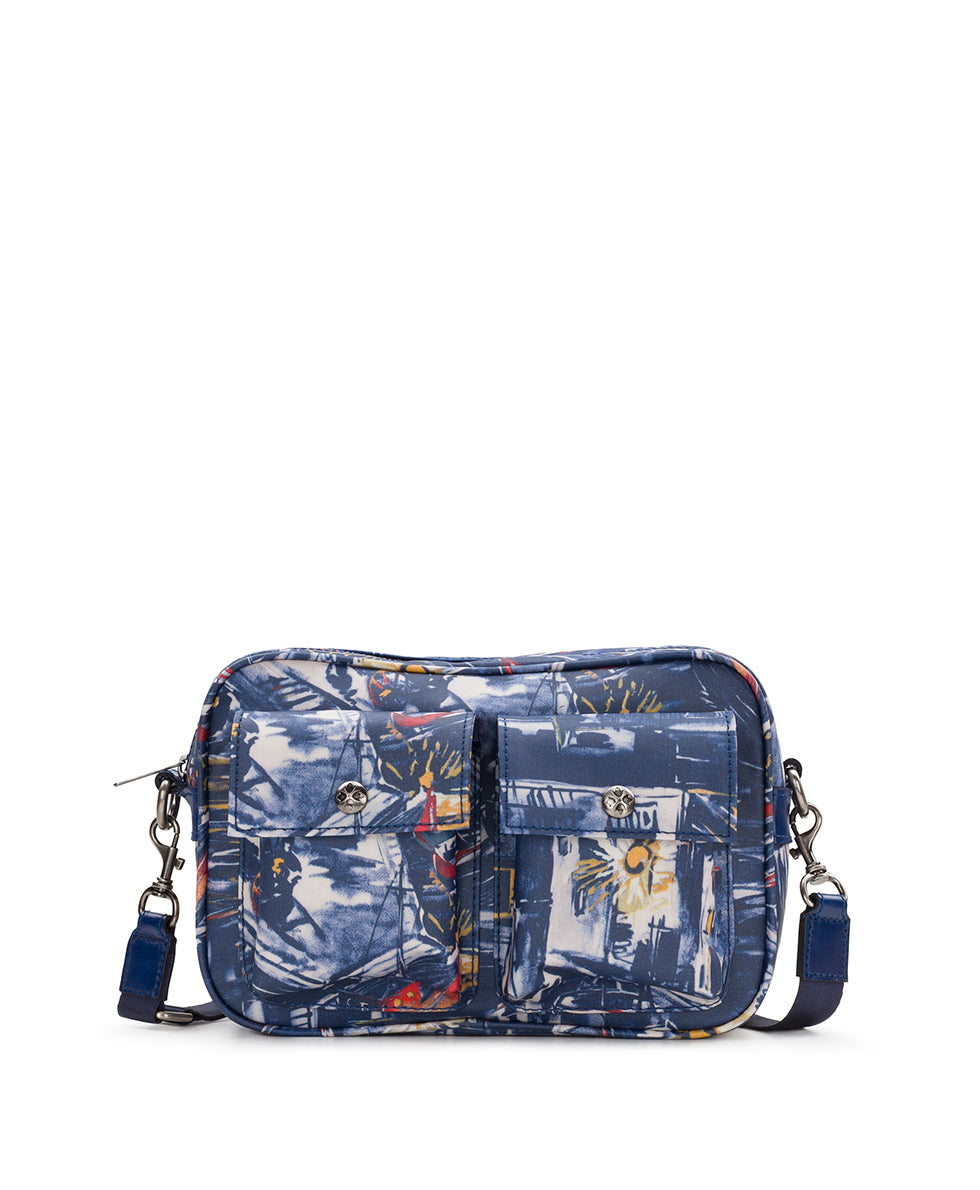 Female - Praiano Belt Bag - Patina Coated Linen Canvas — Harbor Nights - harbor nights - by Patricia Nash - View 1 of 8