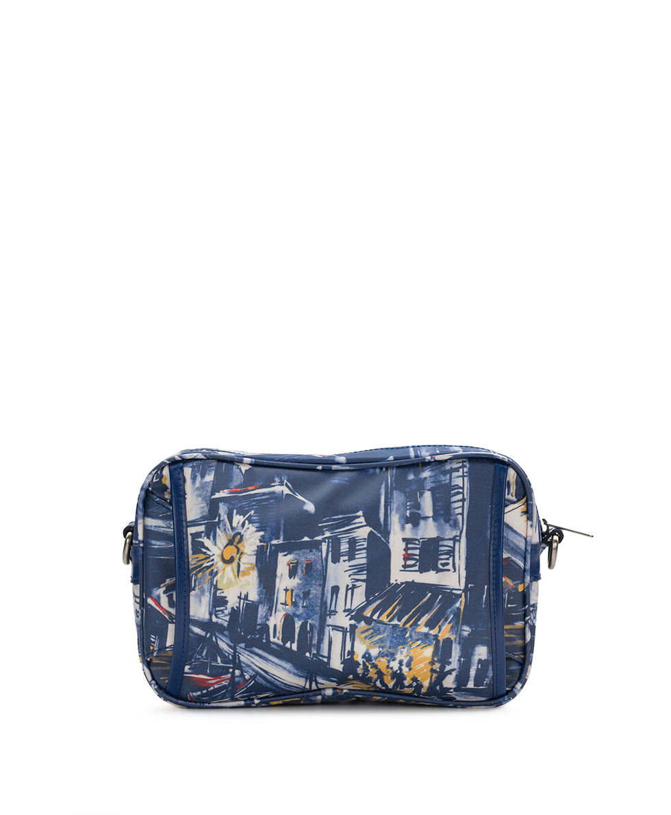 Female - Praiano Belt Bag - Patina Coated Linen Canvas — Harbor Nights - harbor nights - by Patricia Nash - View 3 of 8