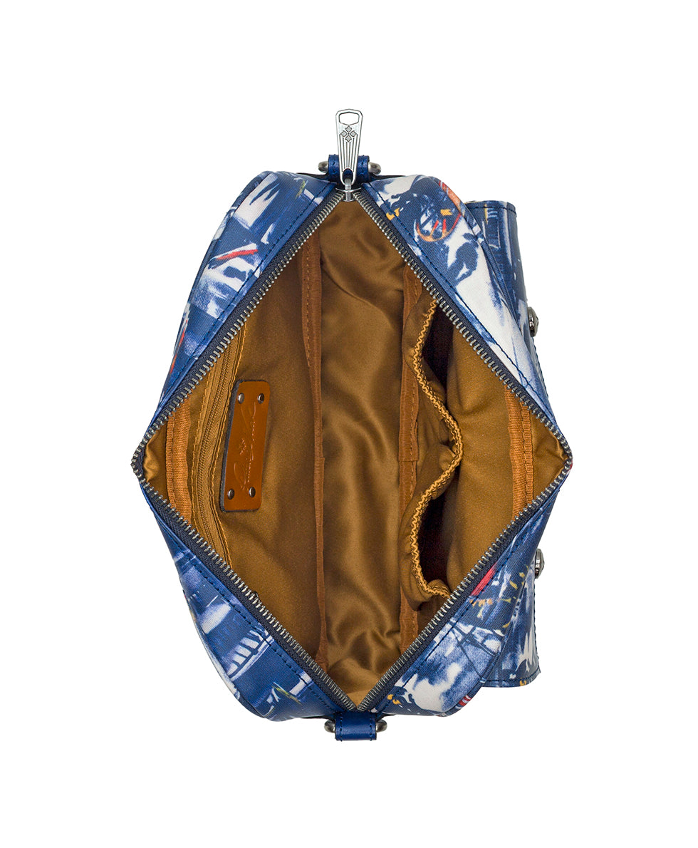Female - Praiano Belt Bag - Patina Coated Linen Canvas — Harbor Nights - harbor nights - by Patricia Nash - View 5 of 8