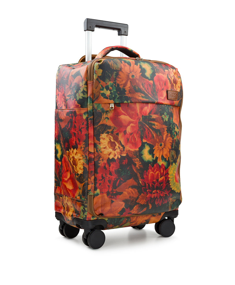 Female - Cagliari Roller Duffel - Patina Coated Linen Canvas - Multi Print - multi print - by Patricia Nash - View 3 of 5