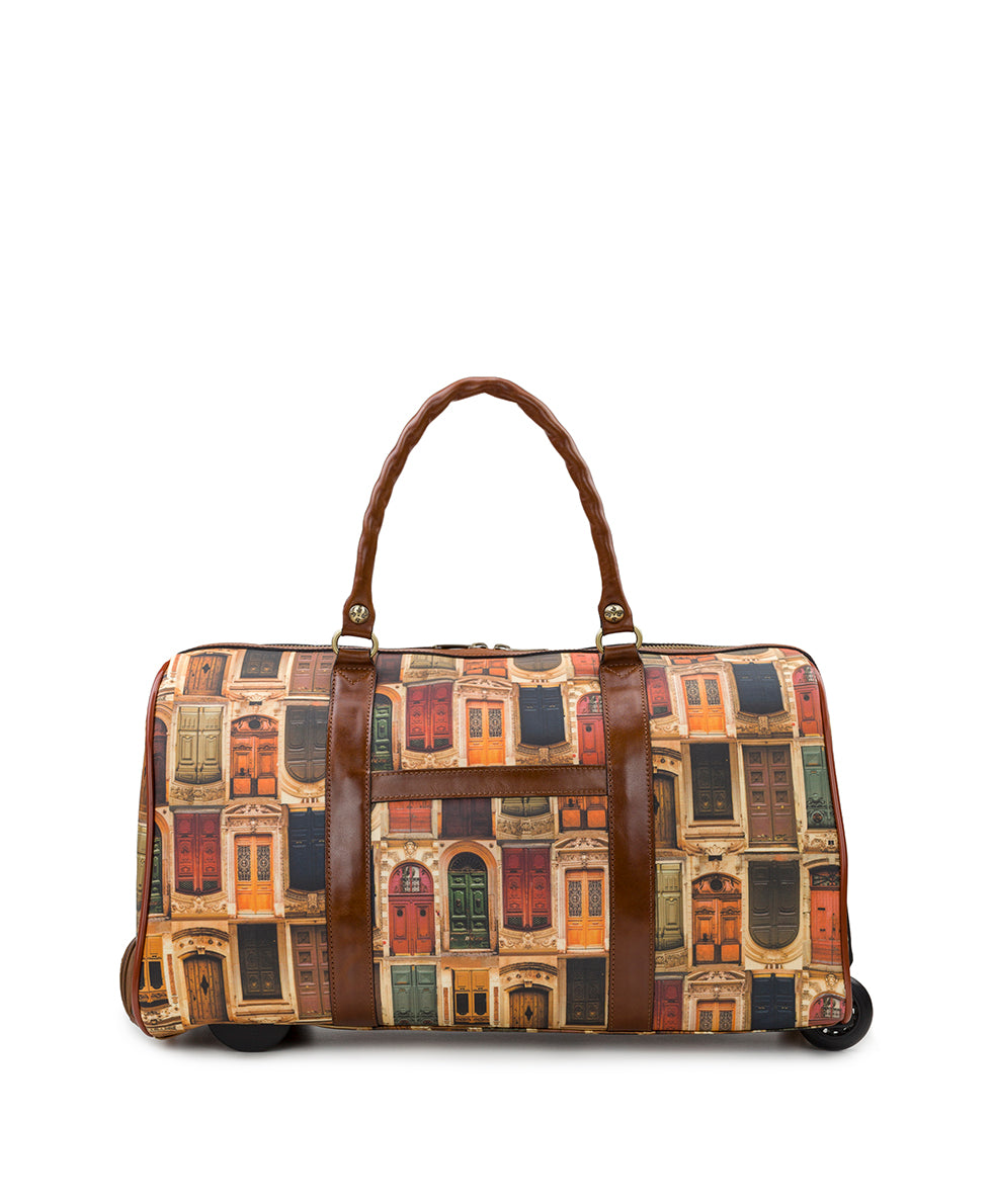 Avola Trolley Patina Coated Linen Canvas Doorways To Italy Patricia