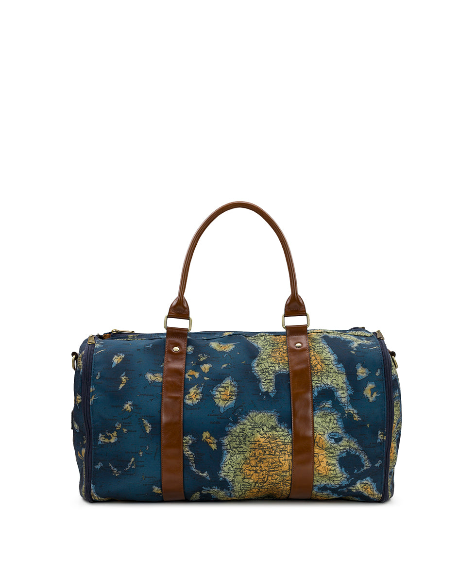Female - Vasilia Garment Duffel - Greek Map - greek map - by Patricia Nash - View 2 of 9