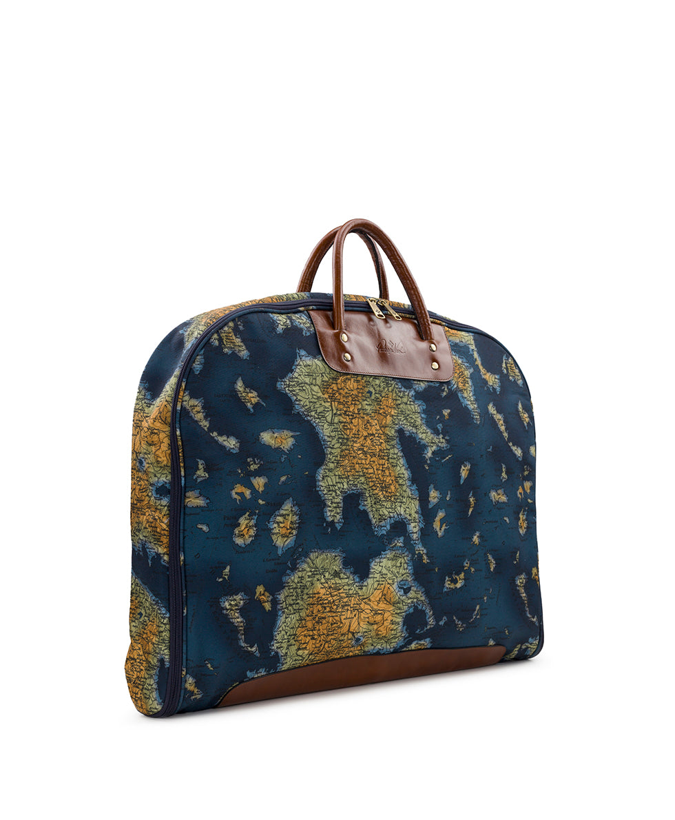 Female - Louiza Carry On - Woven Poly ‑ Greek Map - greek map - by Patricia Nash - View 3 of 5