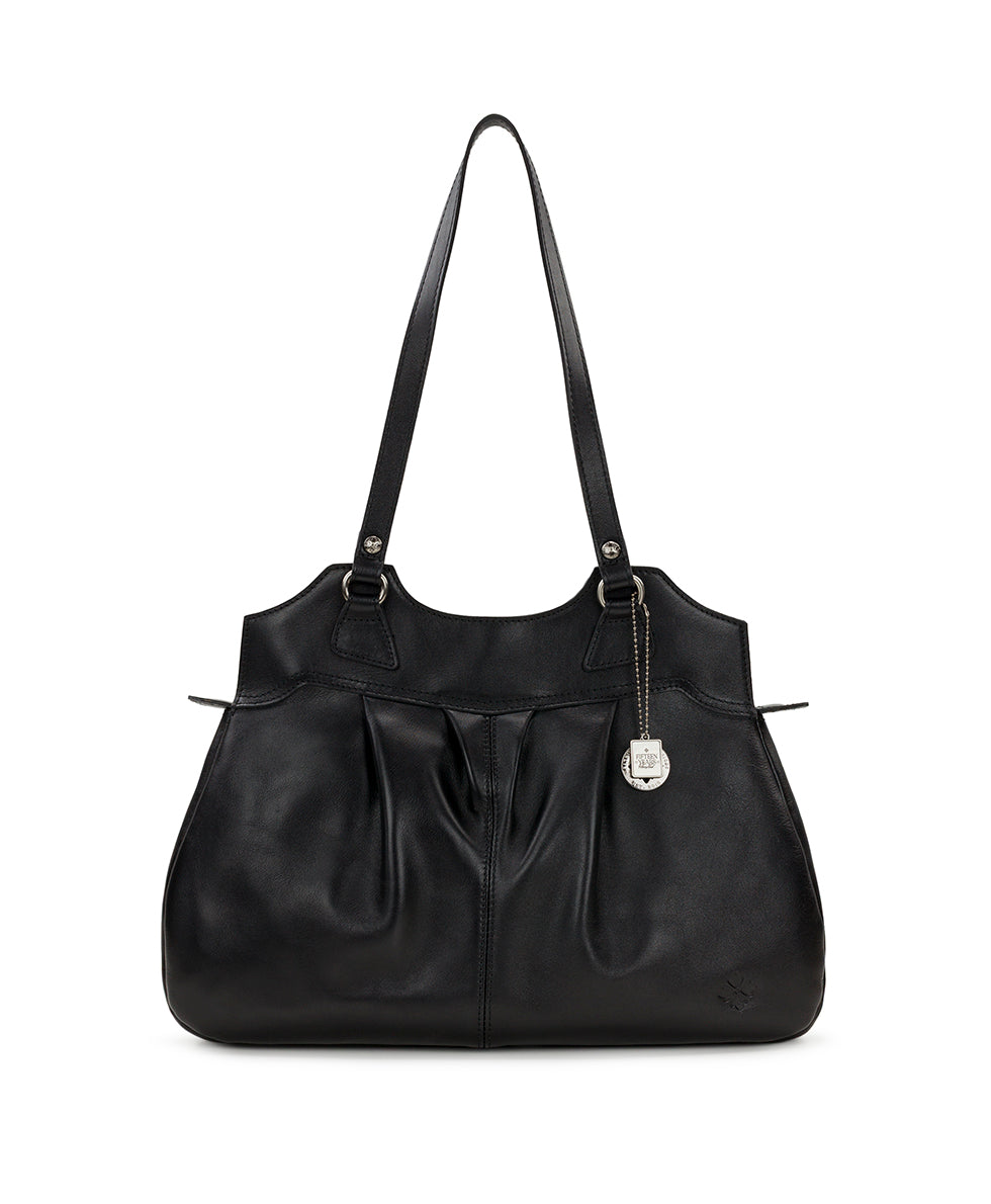 Female - Napoli Satchel - Heritage Leather - mushroom - by Patricia Nash - View 4 of 32