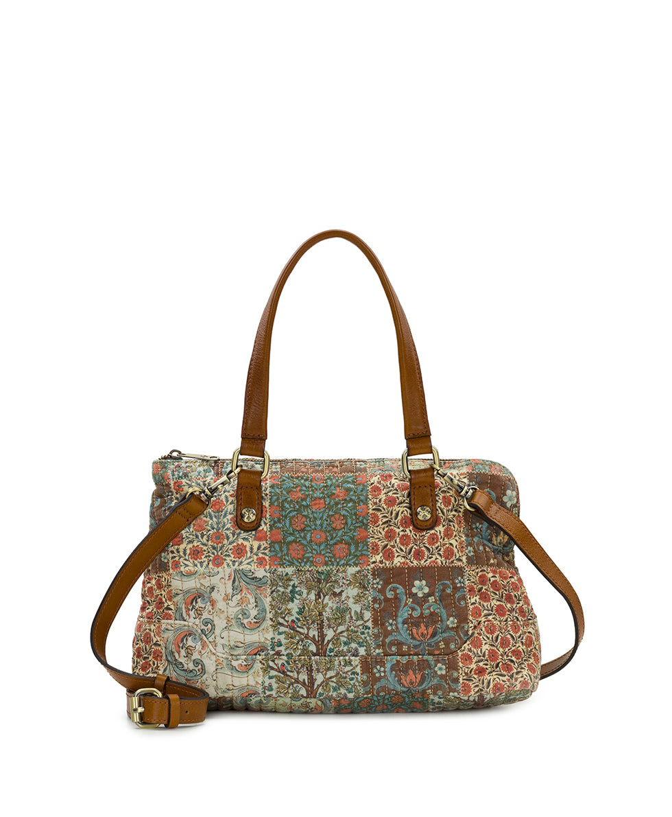 Rialto Satchel | Nordic Patchwork Cotton | Nordic Patchwork