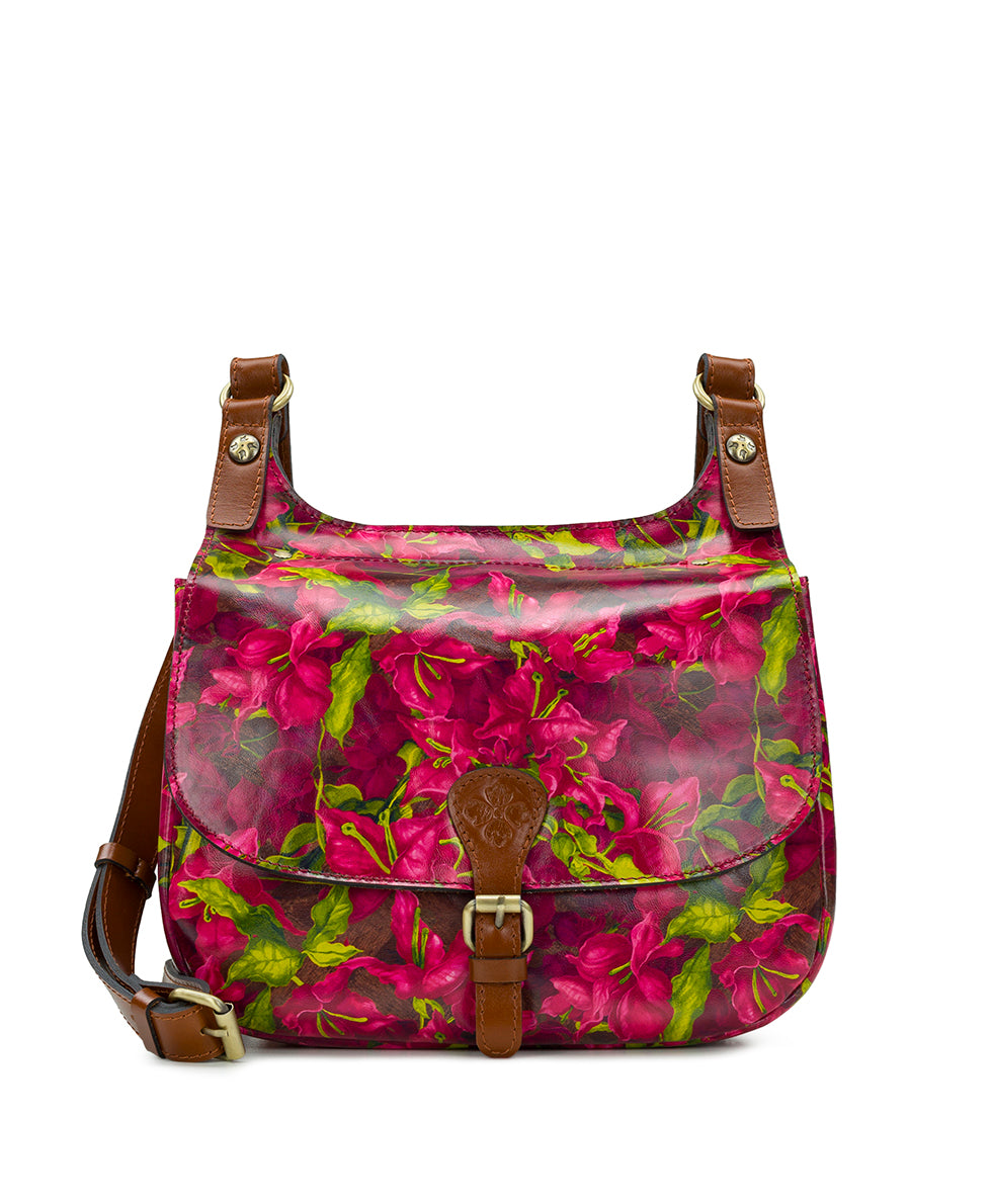 Patricia Nash Floral Leather outlet Crossbody Bag