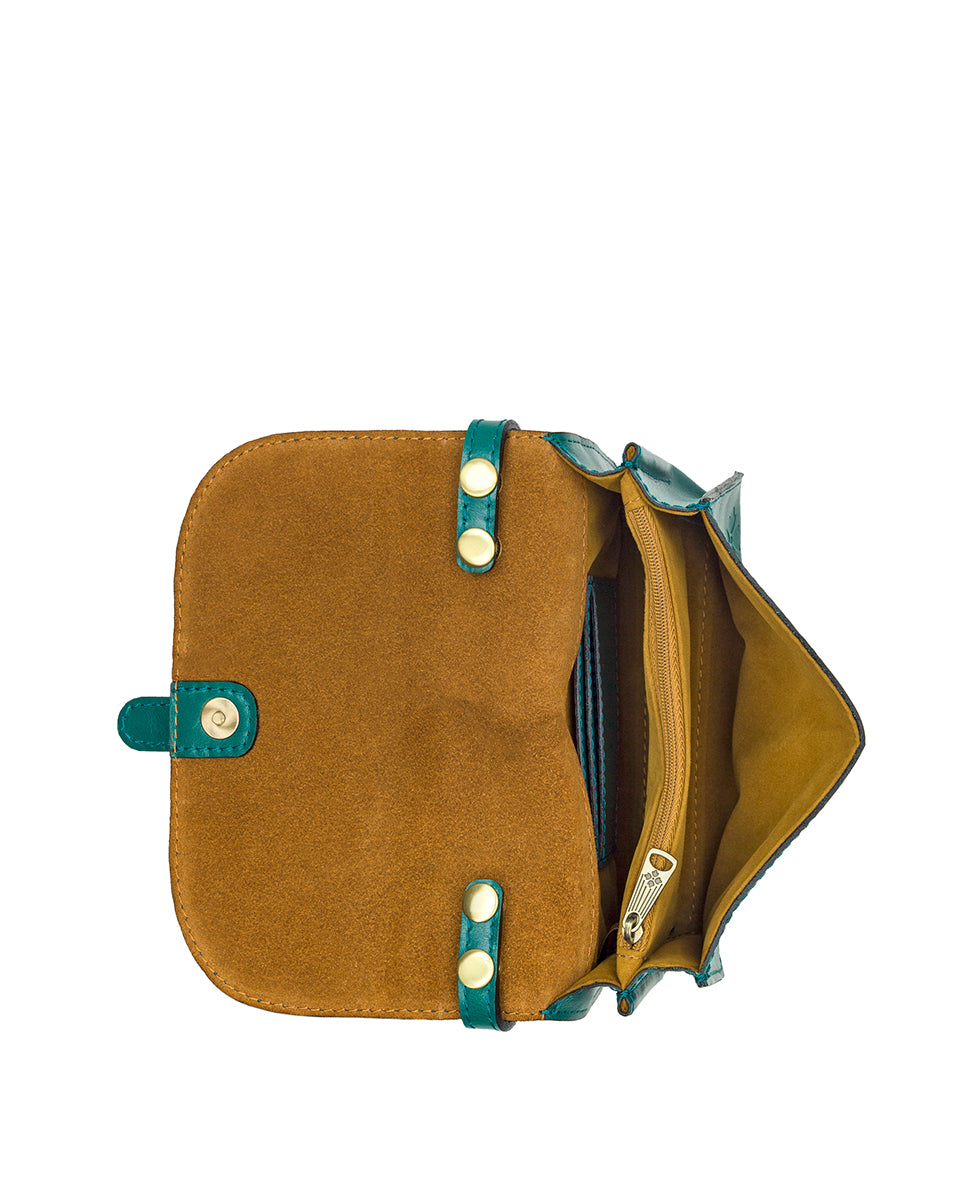 Female - Torri Crossbody - Vintage Distressed Leather - cognac - by Patricia Nash - View 8 of 32