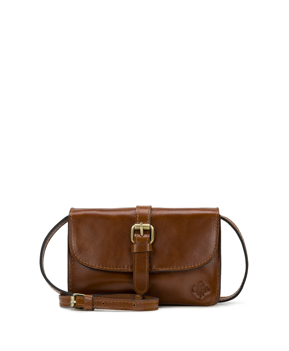 Female - Torri Crossbody - Vintage Distressed Leather - cognac - by Patricia Nash - View 11 of 32