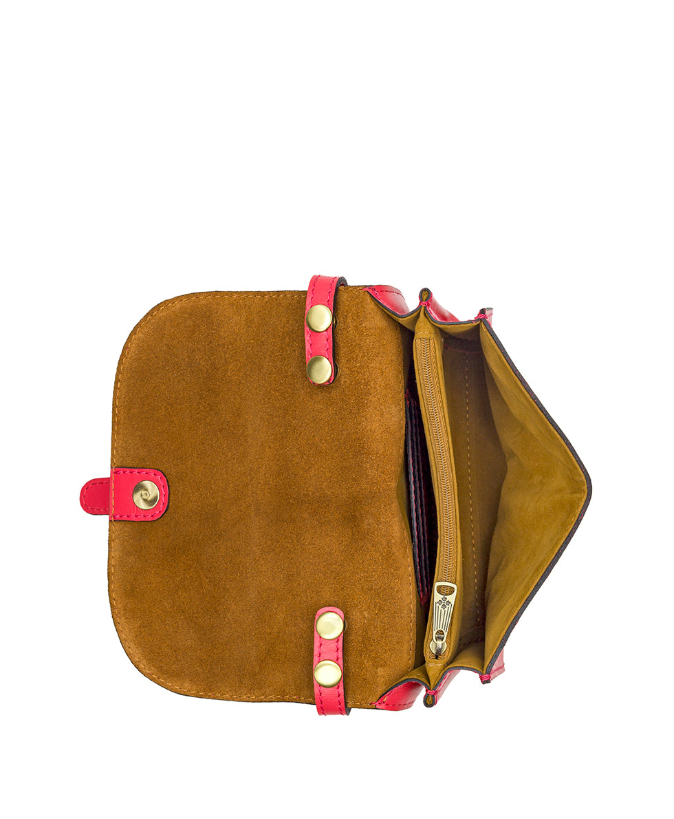 Female - Torri Crossbody - Vintage Distressed Leather - cognac - by Patricia Nash - View 10 of 32
