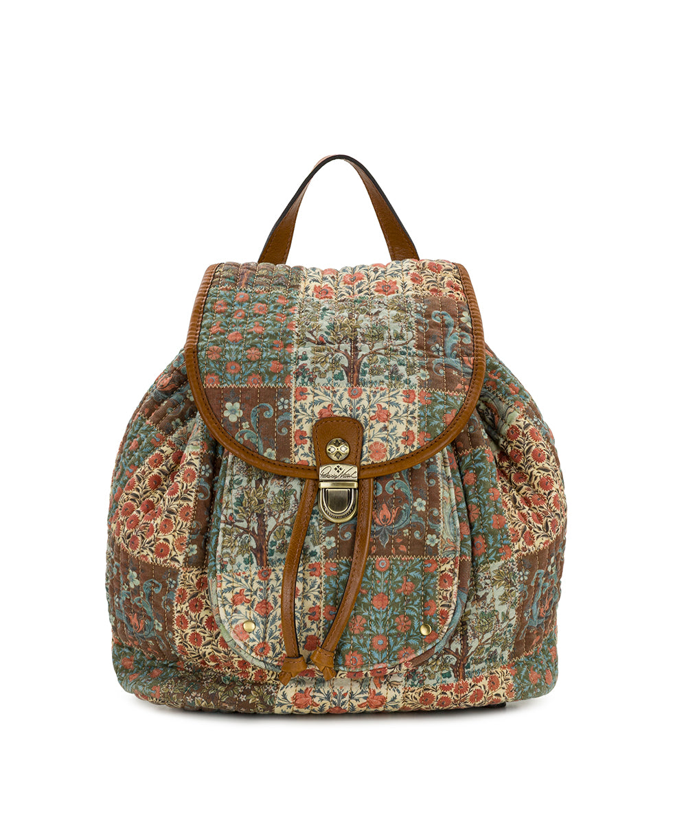 Patricia Nash Arezzo Nordic Patchwork Cotton Backpack