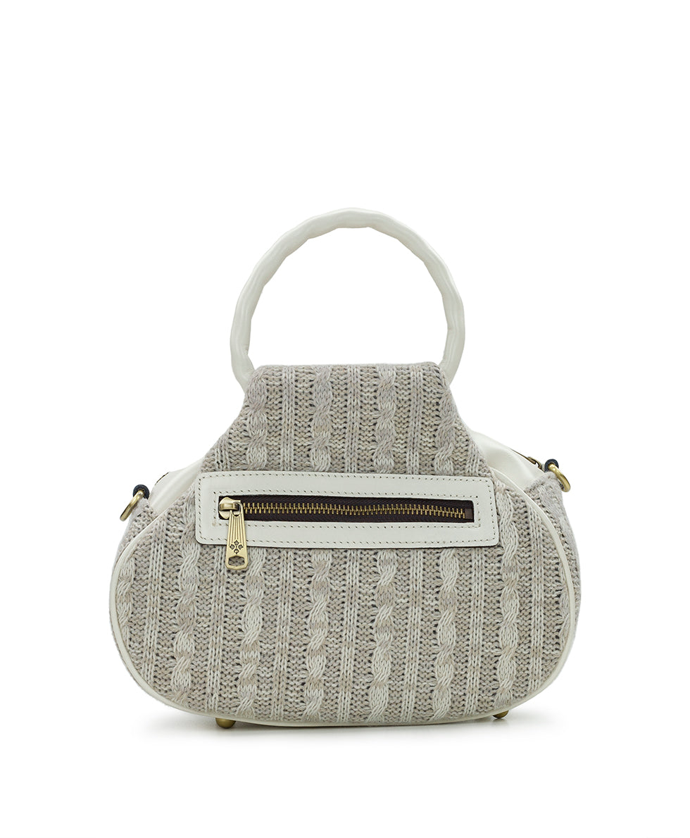 Milburn Crossbody Bag - Knitted - beige - by Patricia Nash - View 2 of 16