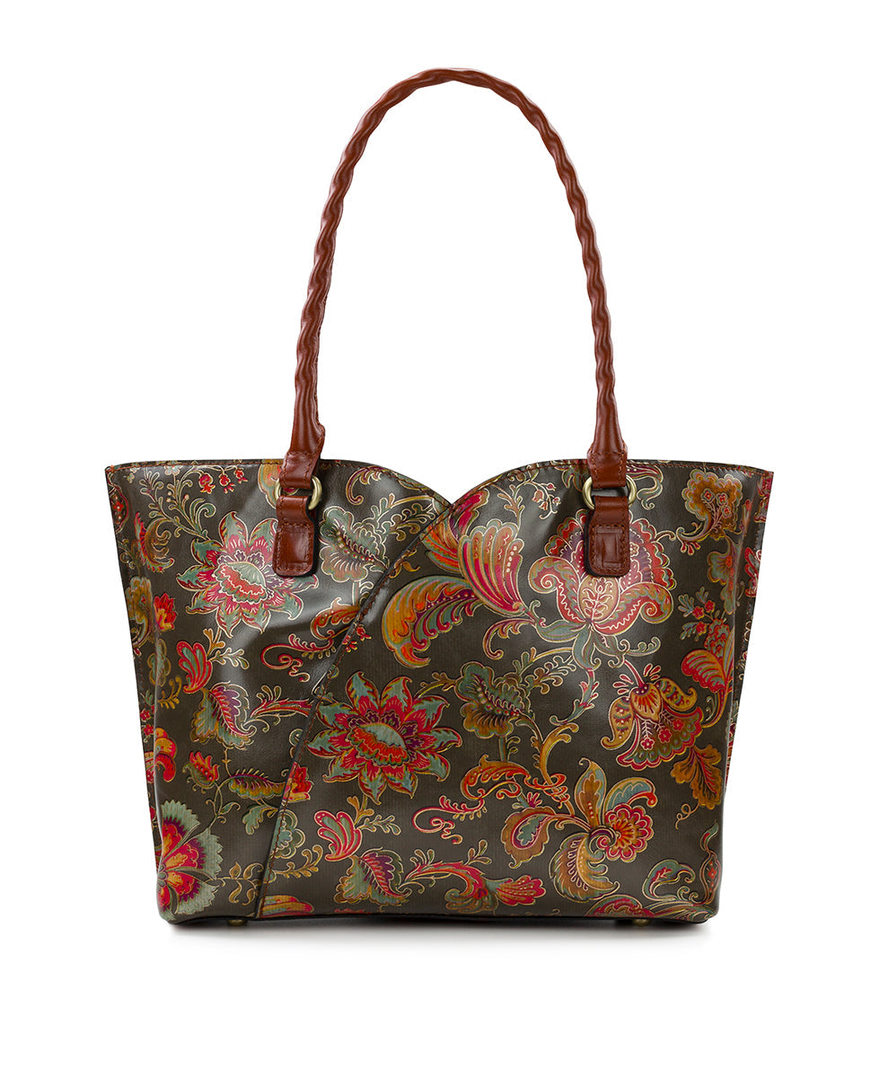 ☆60s USA Vintage flower × gold embroidery handbag-