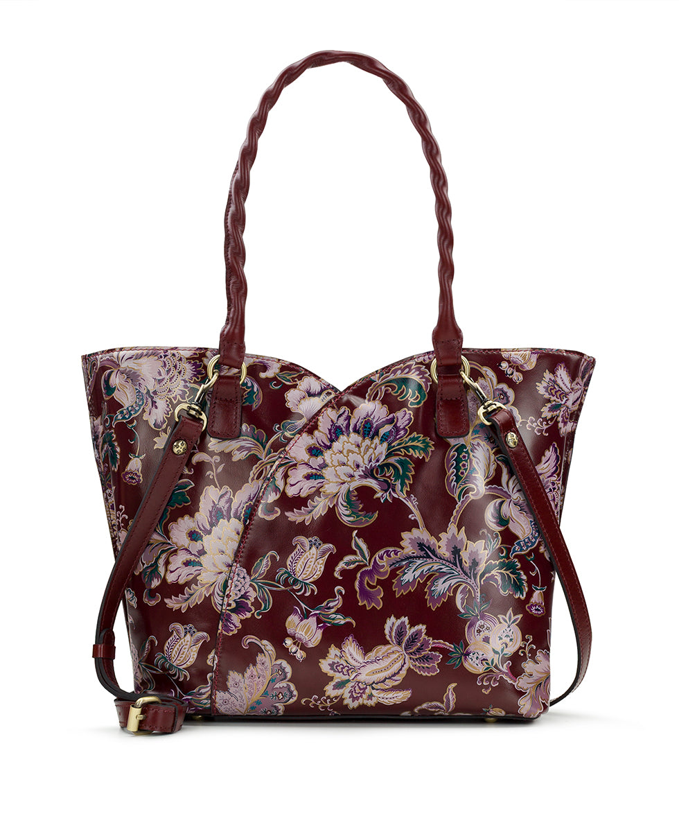 Female - Marion Tote - European Floral Tapestry - european floral tapestry - by Patricia Nash - View 1 of 6