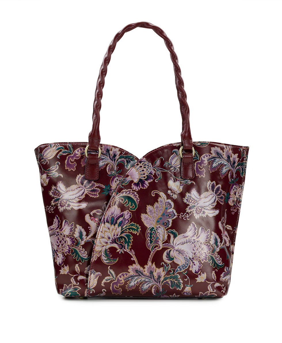 Female - Marion Tote - European Floral Tapestry - european floral tapestry - by Patricia Nash - View 2 of 6