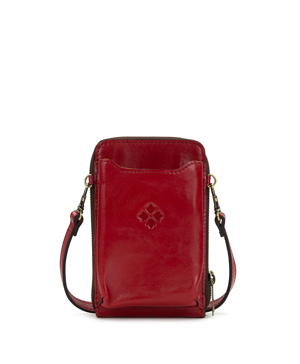 Female - Albertine Phone Crossbody - Grecian Rose Inlay - rosewood - by Patricia Nash - View 2 of 6