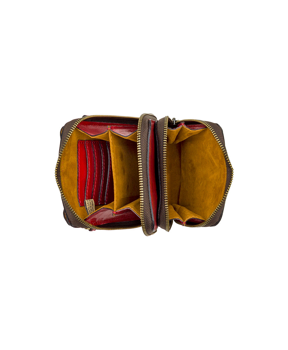 Female - Albertine Phone Crossbody - Grecian Rose Inlay - rosewood - by Patricia Nash - View 6 of 6
