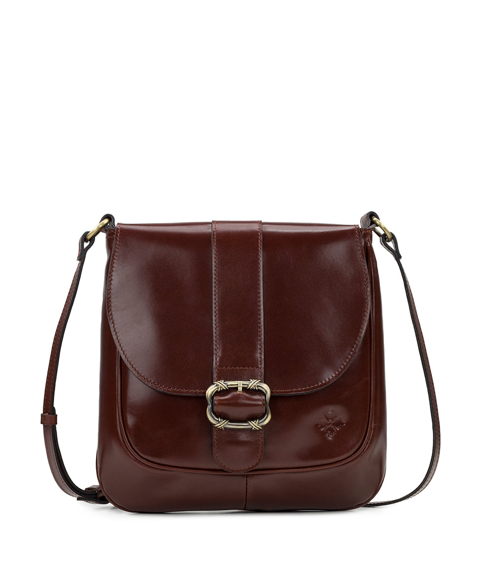 Rachele | Women's crossbody bag in leather color natural