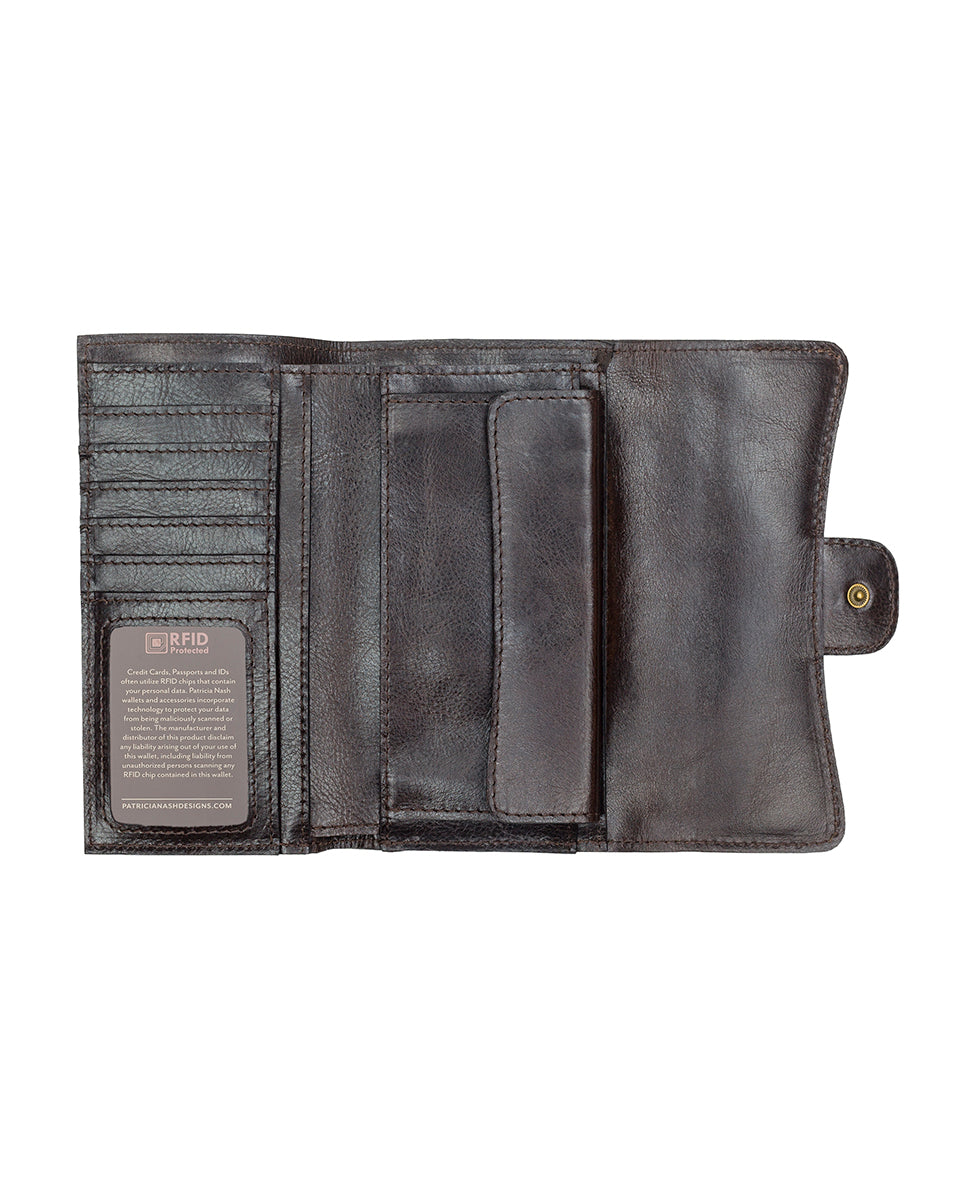 Patricia Nash Navene Leather Wallet with RFID Protection