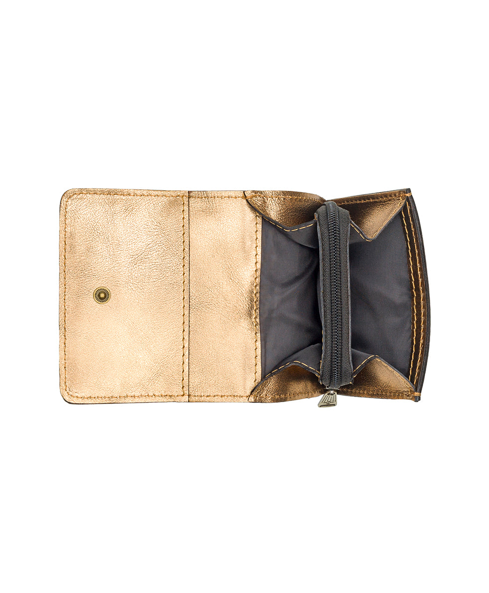 Patricia Nash Verla Leather Trifold Wallet with RFID Protection