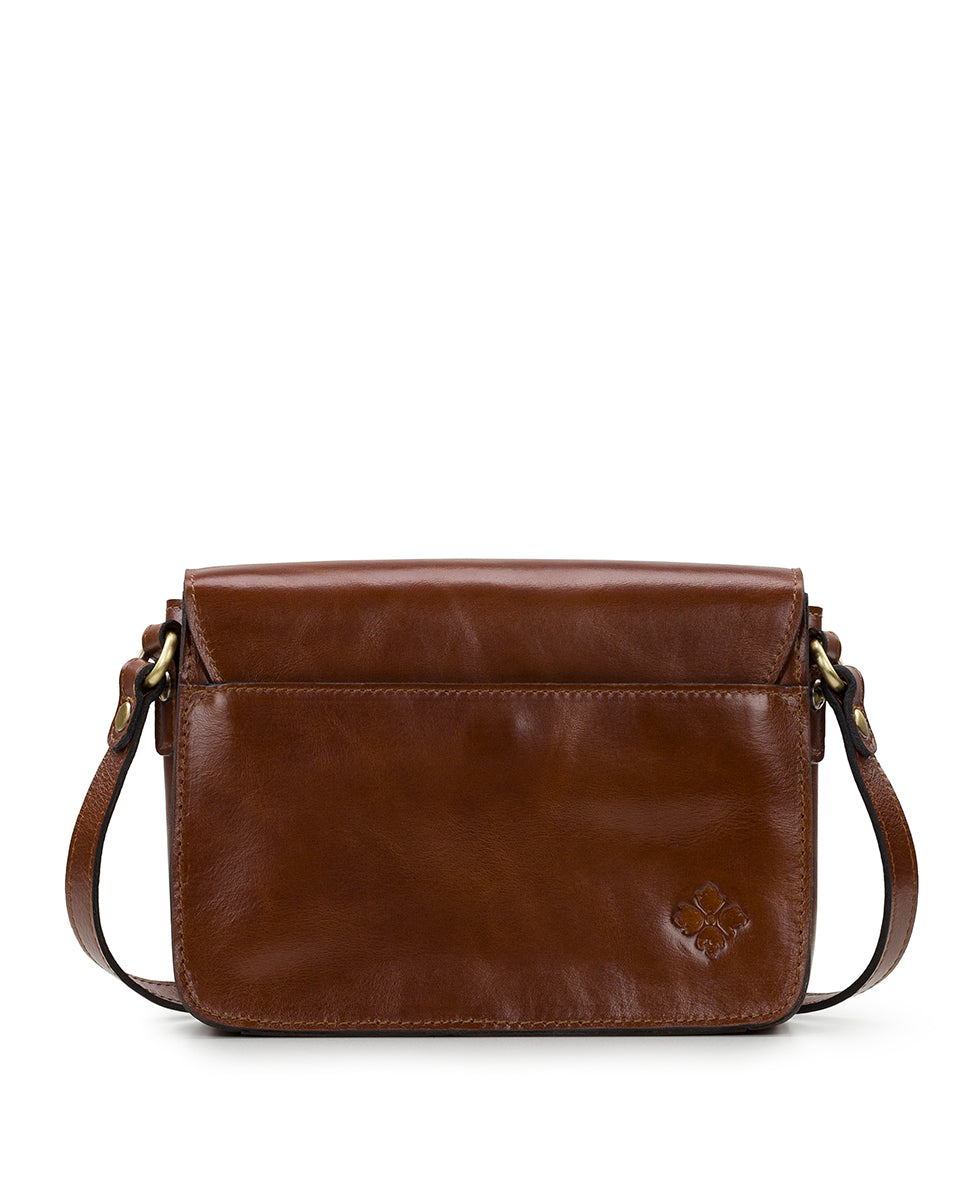 Patricia Nash Gradina Leather & Sheepskin Crossbody Bag w/Twist