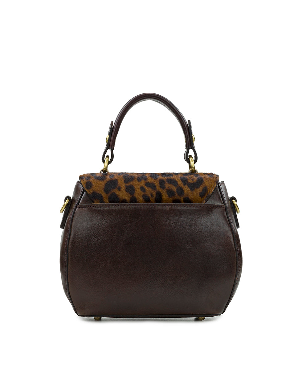 Patricia Nash Angeli Top Handle Crossbody - Leopard Haircalf