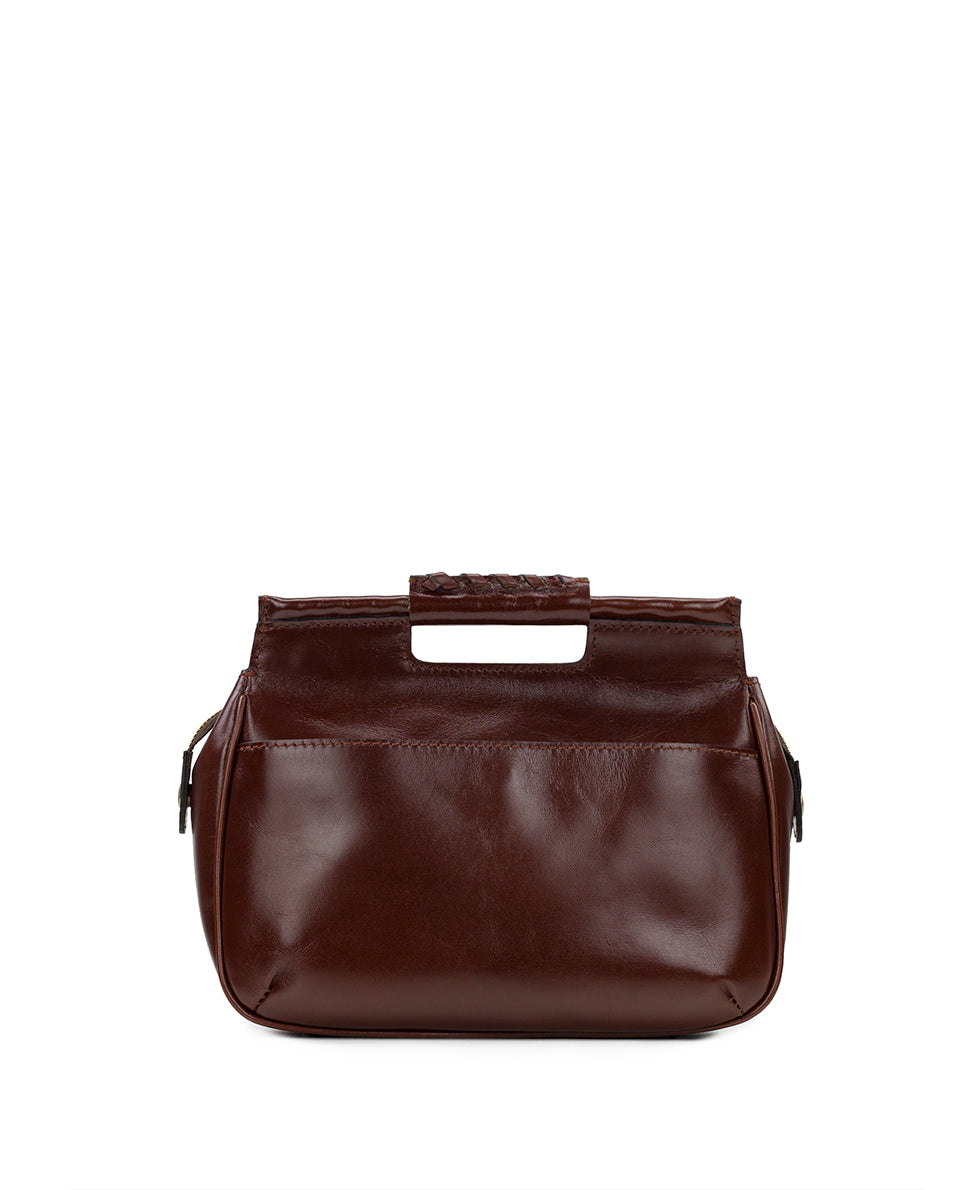 No. 125 Small Leather Clutch, Tan Full-Grain Vegetable Tanned