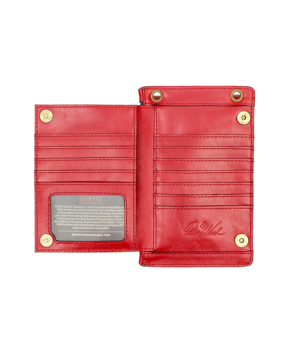 Chiavella Phone Crossbody - Vintage Distressed Leather - mushroom - by Patricia Nash - View 32 of 51