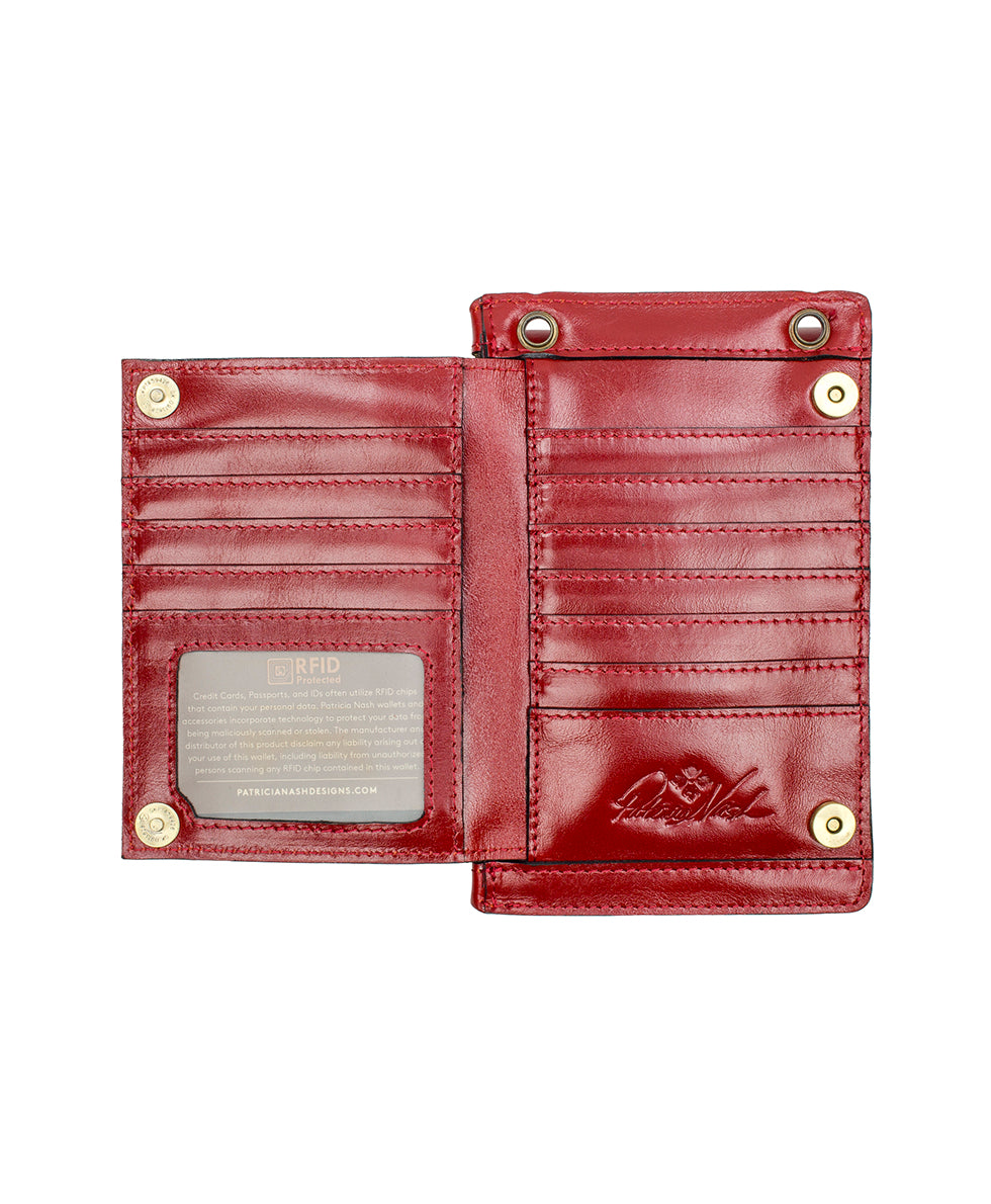 Chiavella Phone Crossbody - Vintage Distressed Leather - mushroom - by Patricia Nash - View 27 of 51