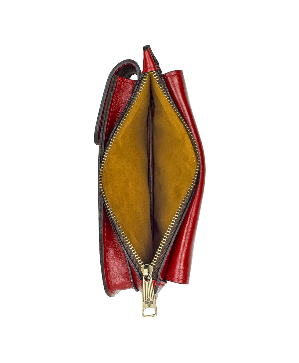Chiavella Phone Crossbody - Vintage Distressed Leather - mushroom - by Patricia Nash - View 28 of 51
