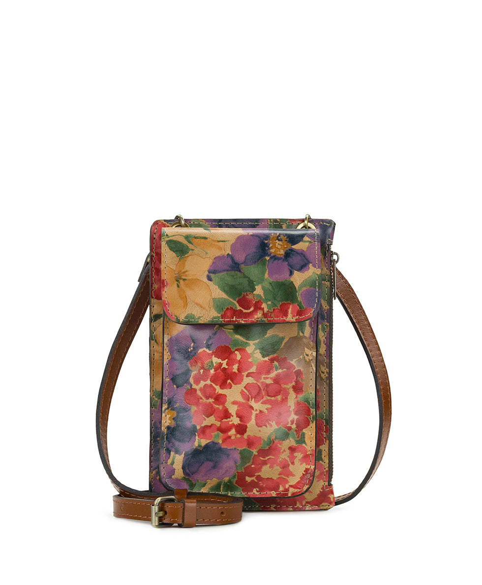 Chiavella Phone Crossbody - French Hydrangeas – Patricia Nash