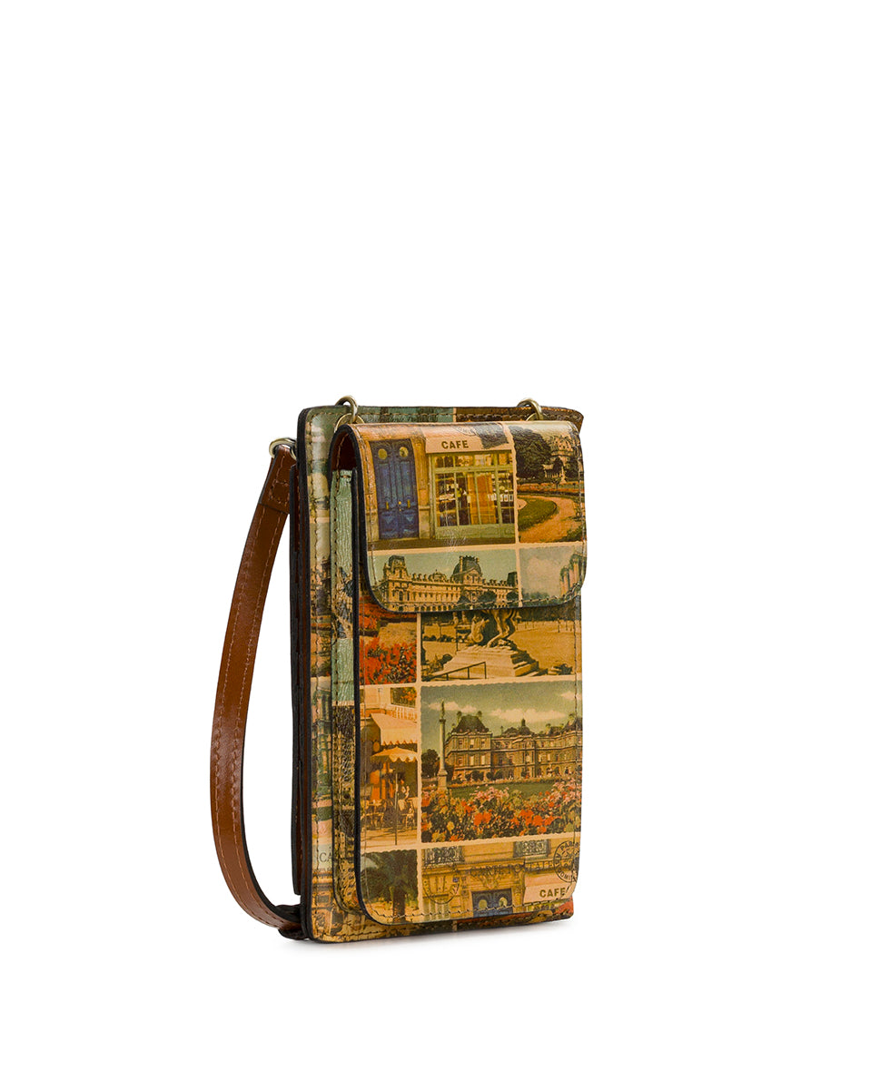 Chiavella Phone Crossbody - Postcards From Paris – Patricia Nash