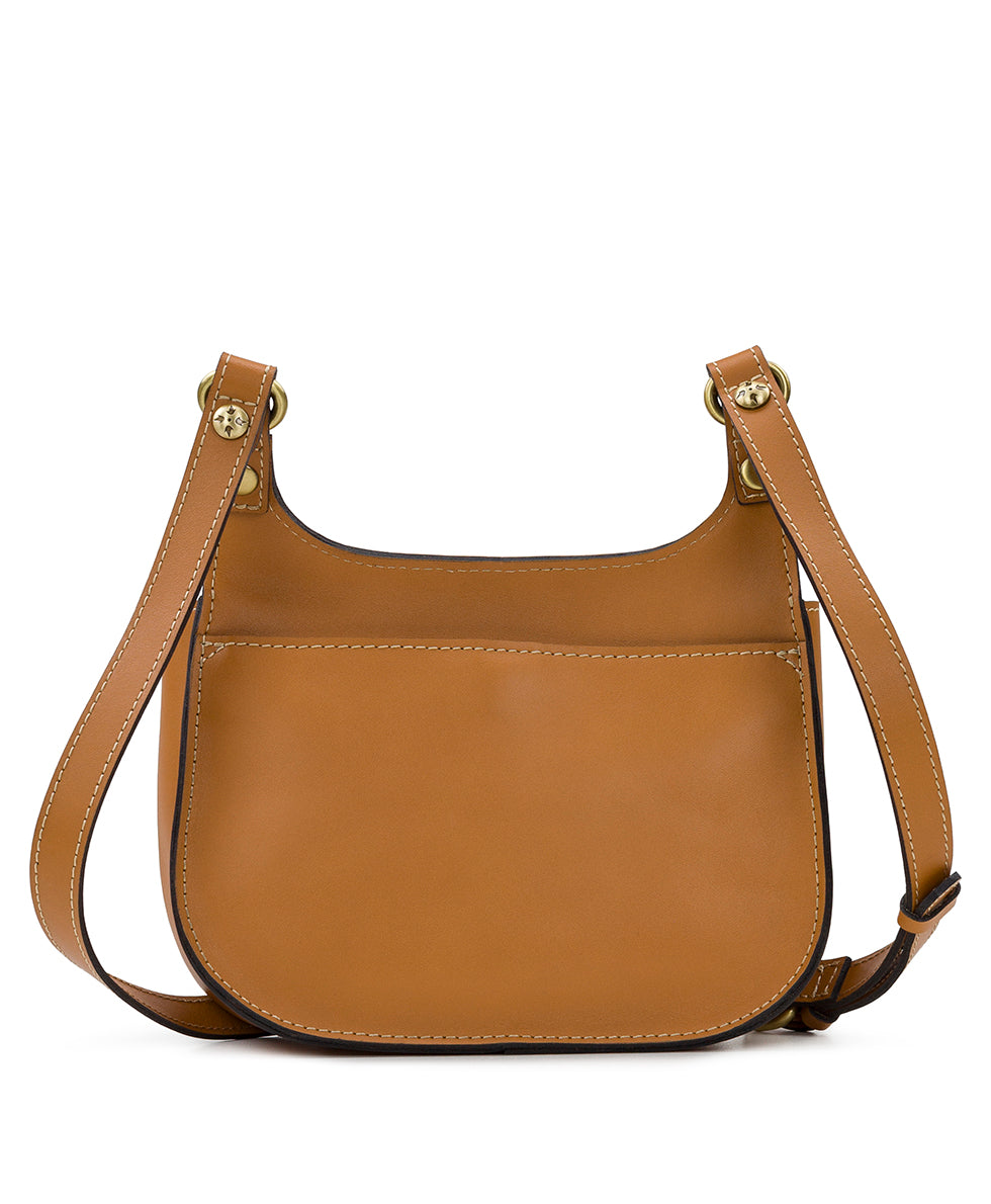 Linny Saddle Bag Waxed Leather Patricia Nash