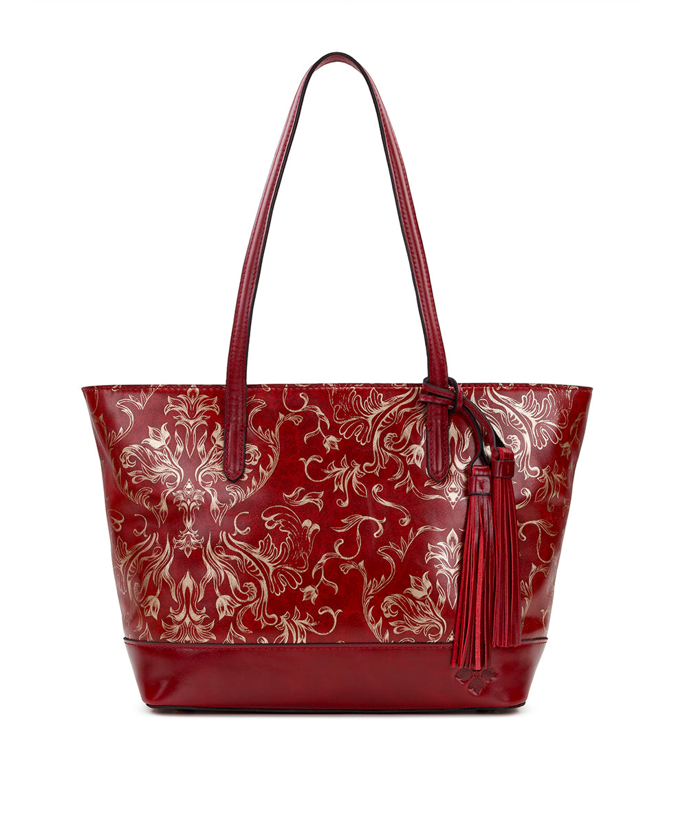 Patricia on sale Nash tooled, leather tote bag