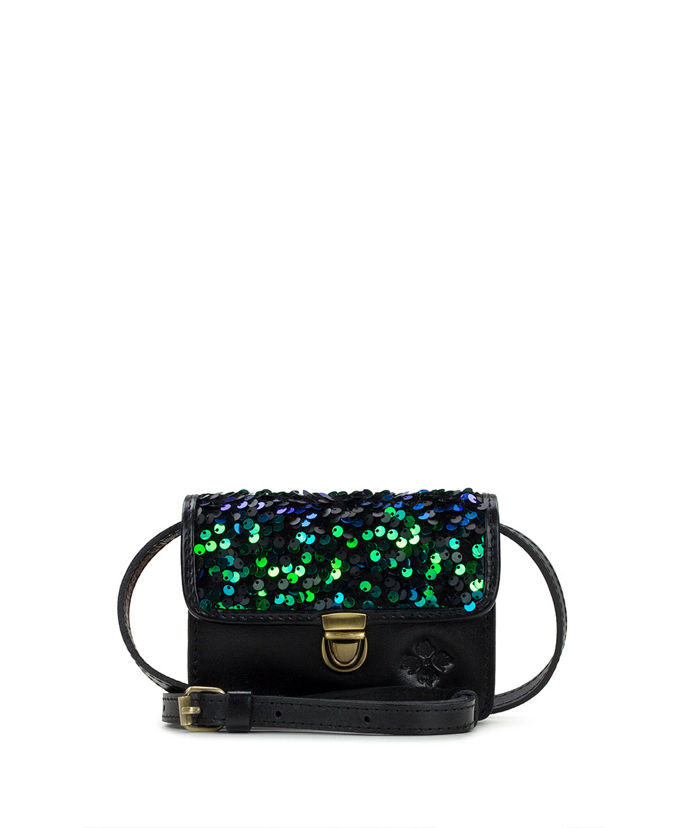 Female - Mini Lanza Gift Box - Payettes and Velvet - dark green - by Patricia Nash - View 2 of 5