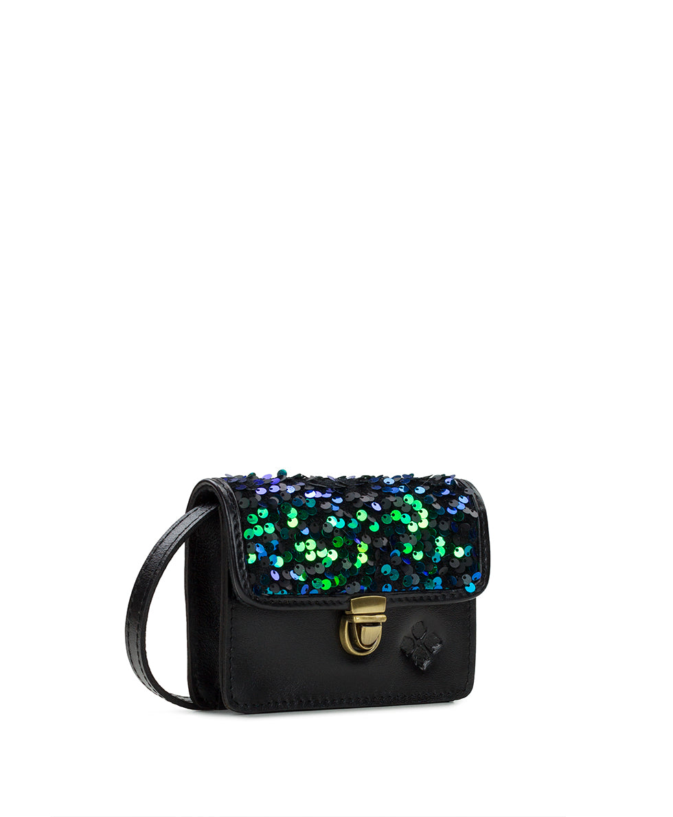Female - Mini Lanza Gift Box - Payettes and Velvet - dark green - by Patricia Nash - View 4 of 5