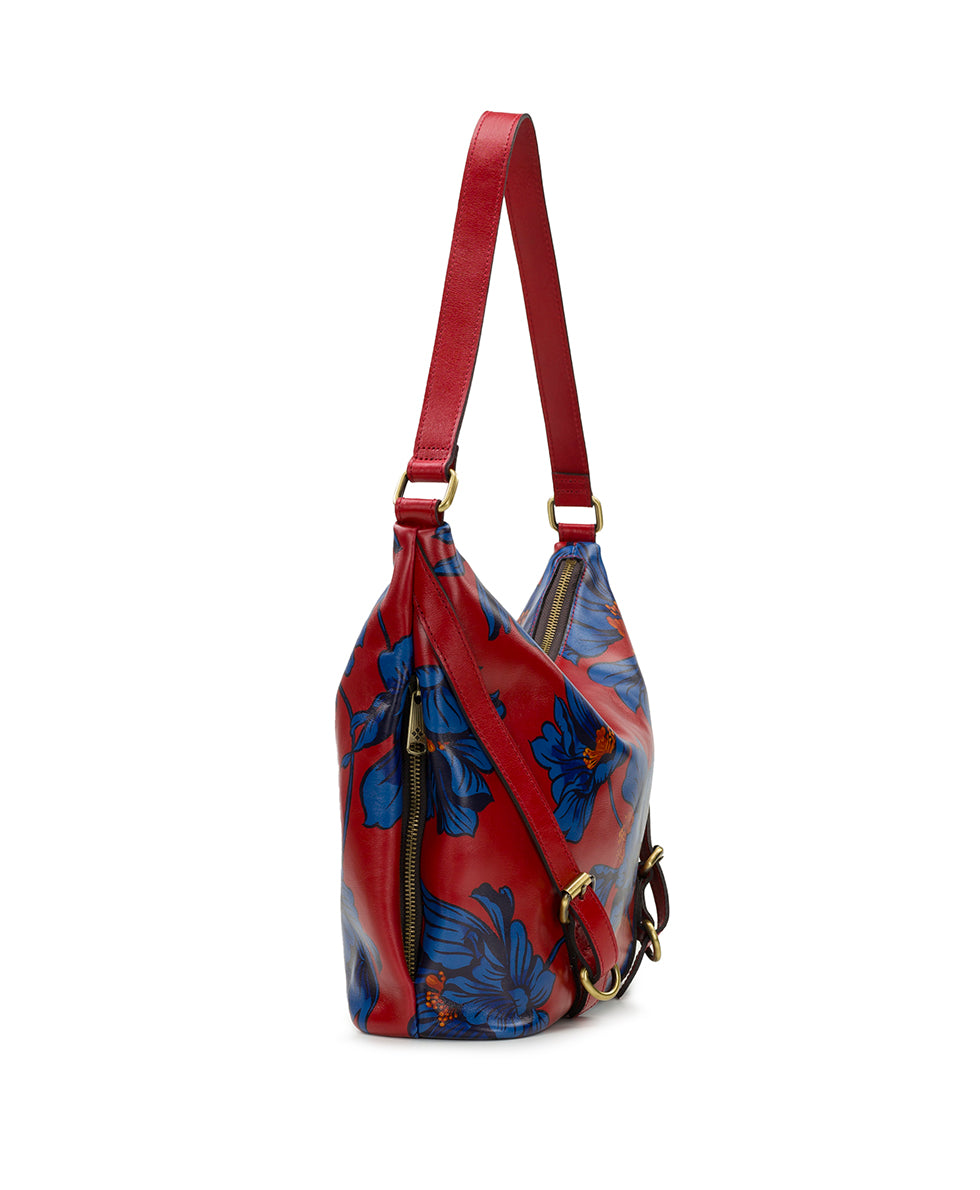 Female - Elia Hobo - Grecian Rose Print - grecian rose print - by Patricia Nash - View 4 of 5