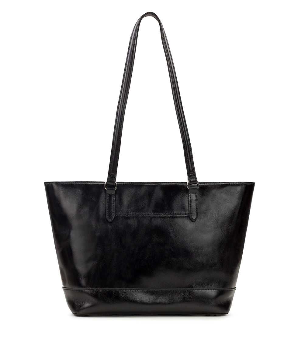 Violetti Tote - Vintage Distressed Leather - chocolate - by Patricia Nash - View 29 of 30