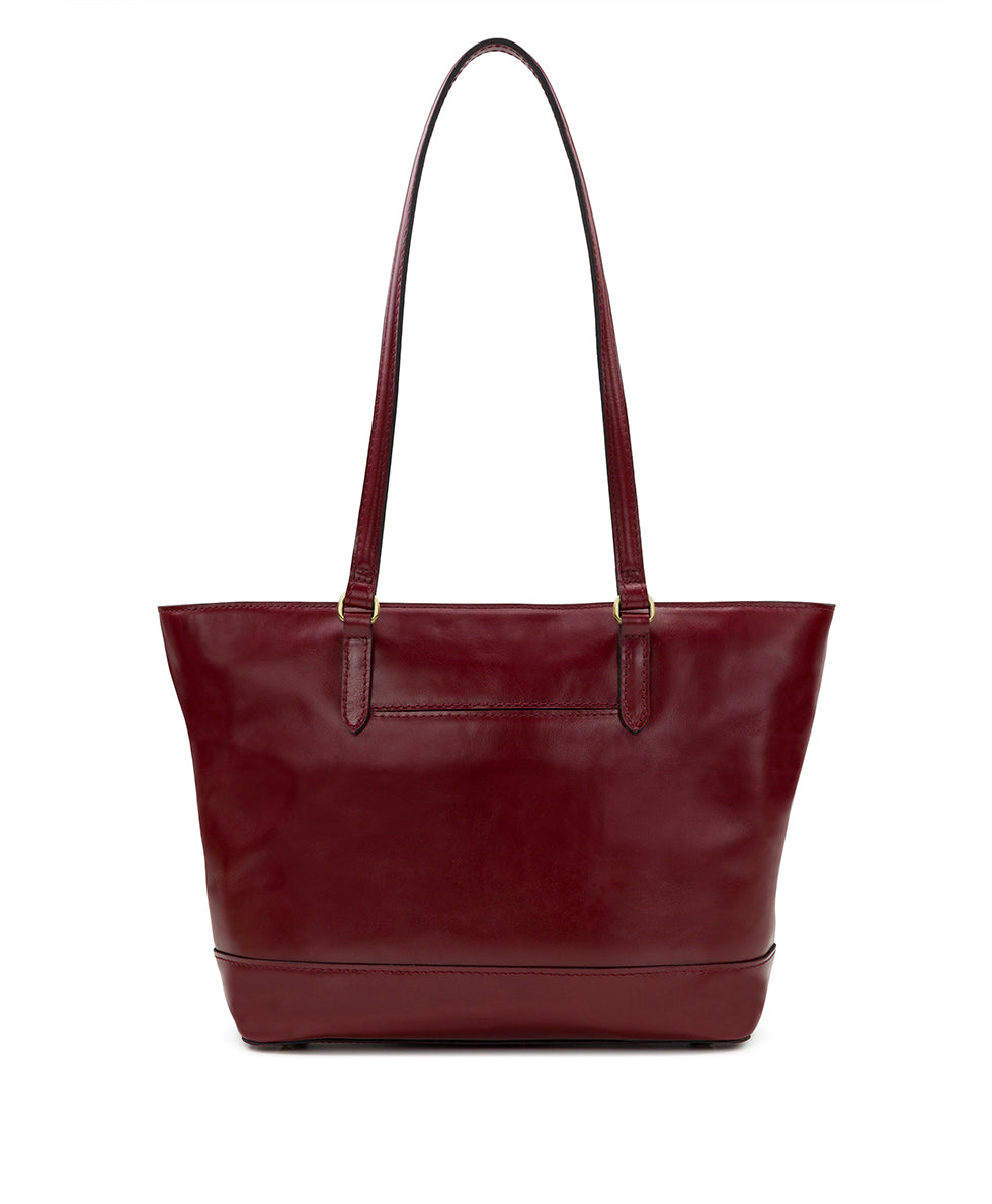 Violetti Tote - Vintage Distressed Leather - chocolate - by Patricia Nash - View 25 of 30