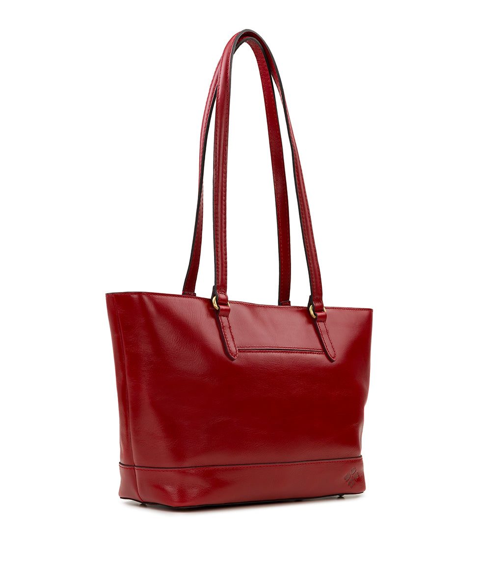 Violetti Tote - Vintage Distressed Leather - chocolate - by Patricia Nash - View 7 of 30