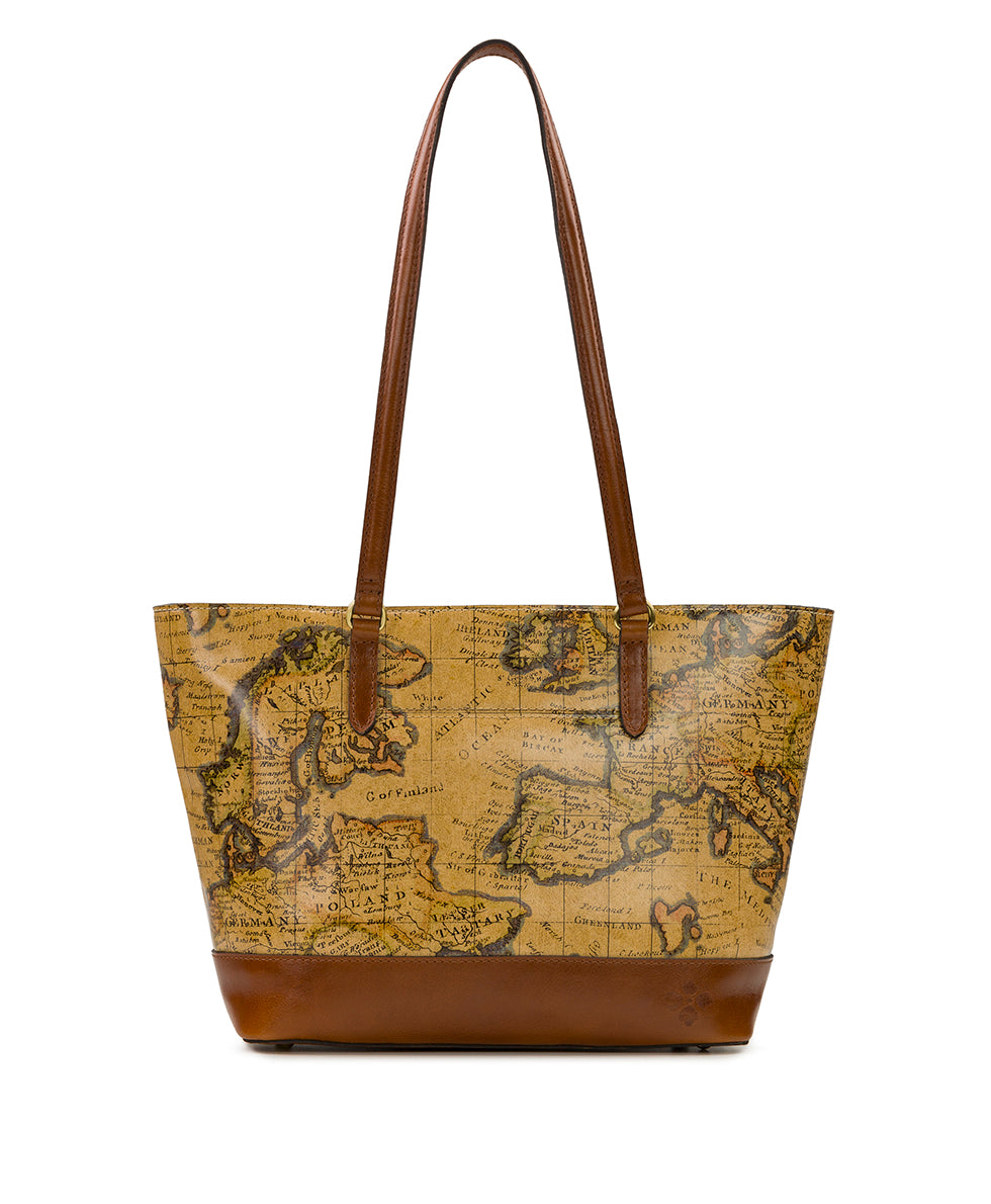 Violetti Tote -  European Map - european map - by Patricia Nash - View 1 of 4