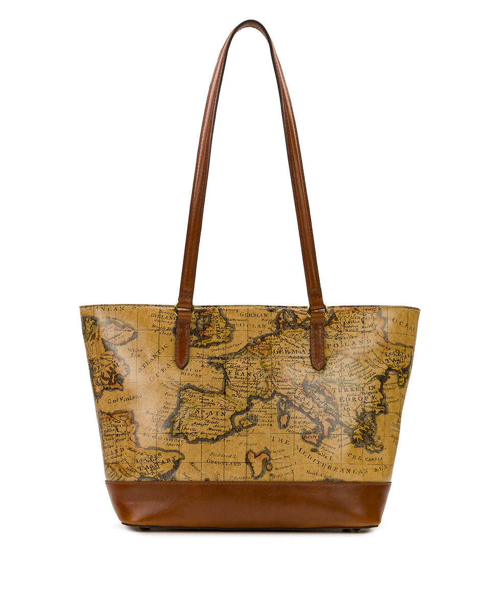 Violetti Tote -  European Map - european map - by Patricia Nash - View 2 of 4
