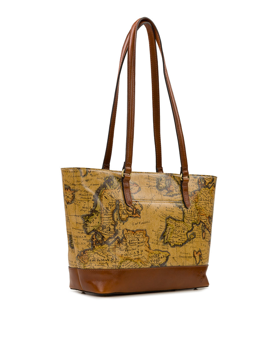 Violetti Tote -  European Map - european map - by Patricia Nash - View 3 of 4