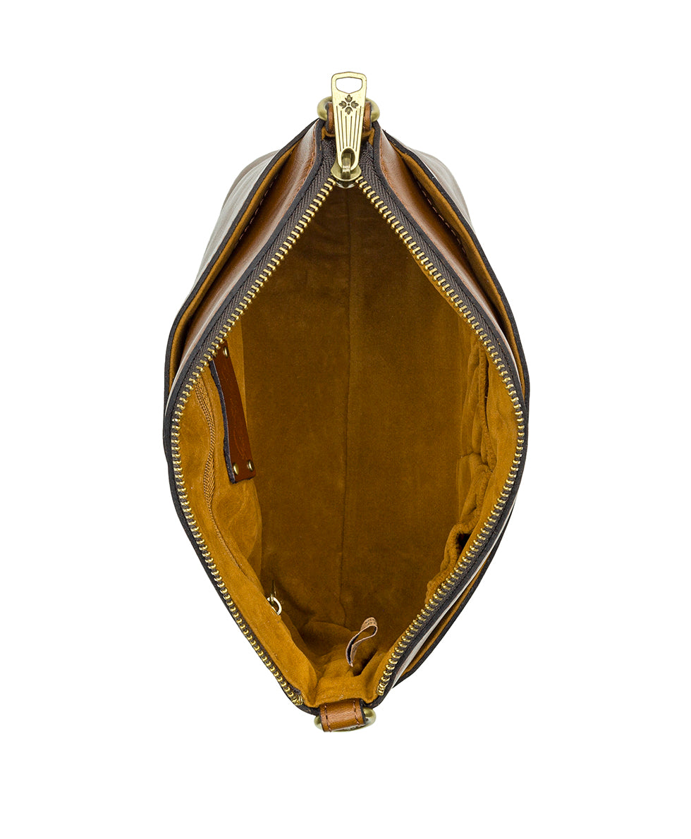 Female - Arlee Crossbody - Vintage Distressed Leather - mushroom - by Patricia Nash - View 8 of 32
