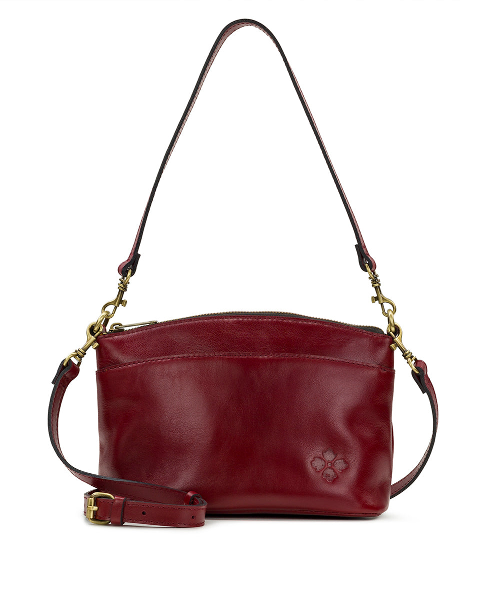 Female - Arlee Crossbody - Vintage Distressed Leather - mushroom - by Patricia Nash - View 9 of 32