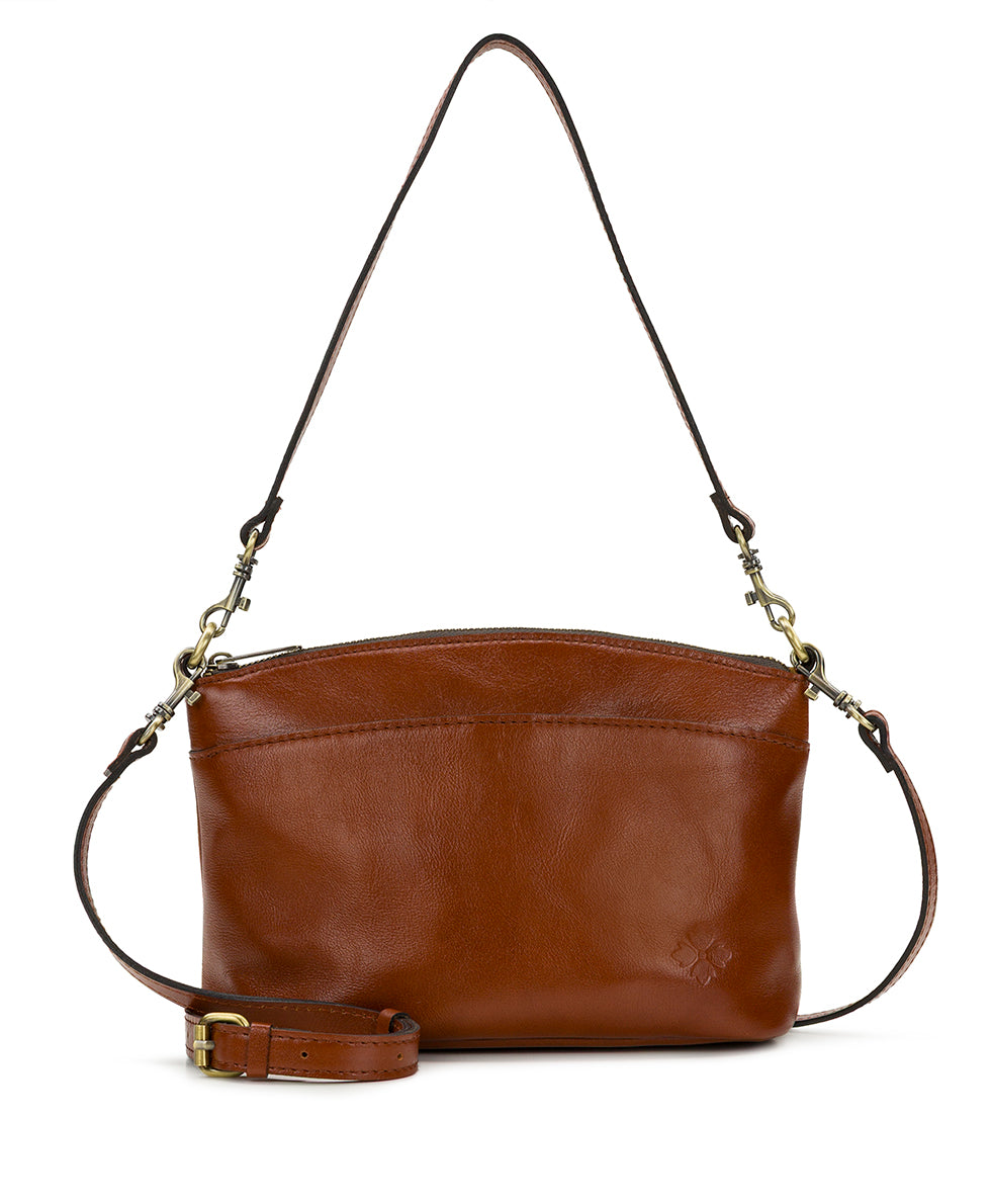 Female - Arlee Crossbody - Soft Vegetable Tanned Leather - tan - by Patricia Nash - View 1 of 4